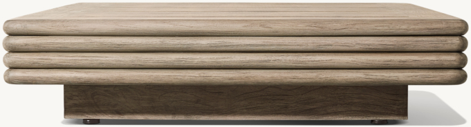 Bondi Teak Square Corner Side Table 