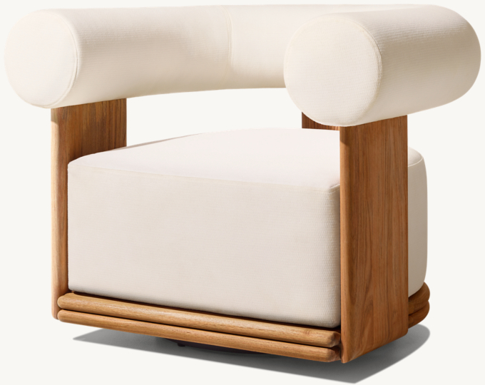 Bondi Teak Swivel Lounge Chair 