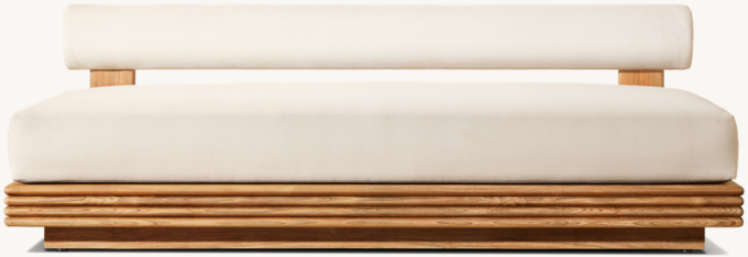 Bondi Teak Armless Sofa 