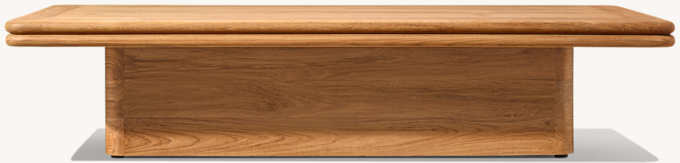Bondi Teak Rectangular Coffee Table 