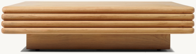 Bondi Teak Square Corner Side Table 