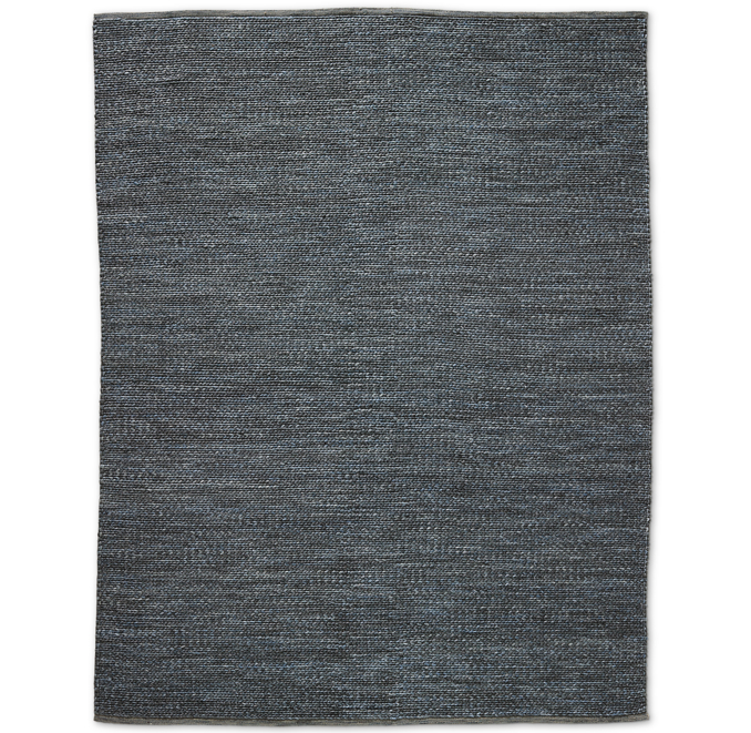Braided Wool Rug Marine