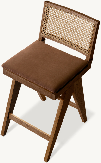 Jakob Cane Bar & Counter Stool Leather Cushion 