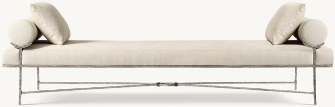 Josephine Fabric Double-Bolster Daybed