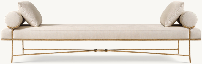 Josephine Fabric Double-Bolster Daybed