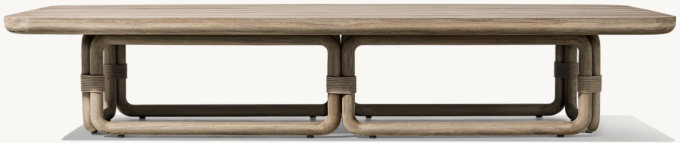 Maro Teak Rectangular Coffee Table 