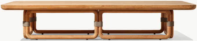 Maro Teak Rectangular Coffee Table 