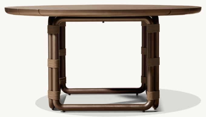 Maro Aluminum Round Dining Table 