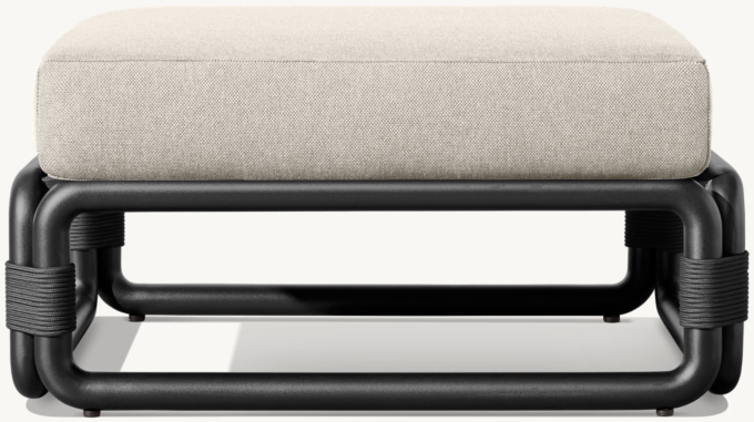 Maro Aluminum Ottoman 