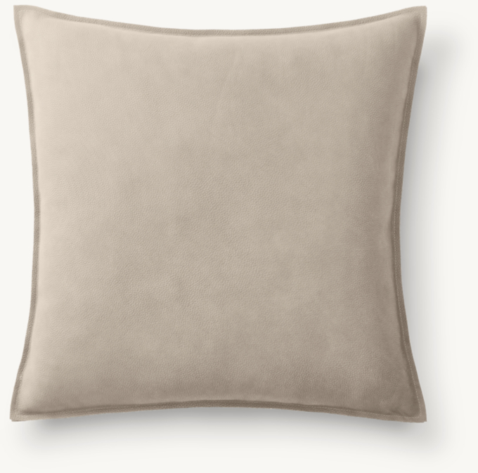 Italian Cavallino Flange Pillow Cover - Square | RH