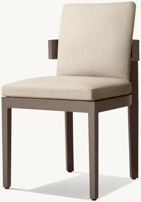 Balmain Aluminum Dining Side Chair