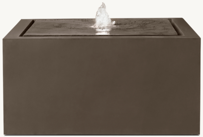 Modernist Plinth Fountain 32\"