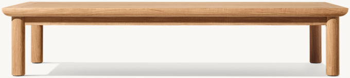 Lindon Teak Rectangular Coffee Table 