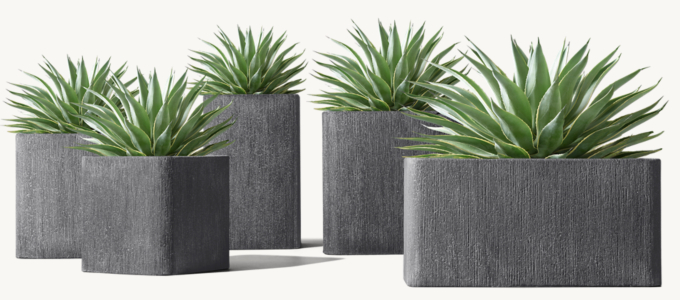 Corfu Square Planter
