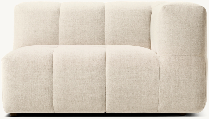 Front view of Dario Modular Right Arm Chair 