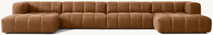 Dario Modular Leather Customizable Sectional