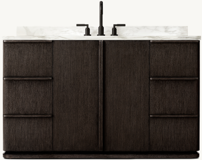 Ligné - Meuble-vasque simple extra-large