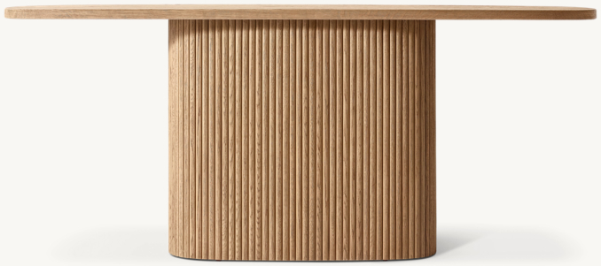 Mulholland Pedestal Console Table | RH