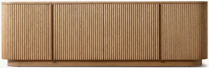 Front view of Mulholland 4-Door Media Console 
