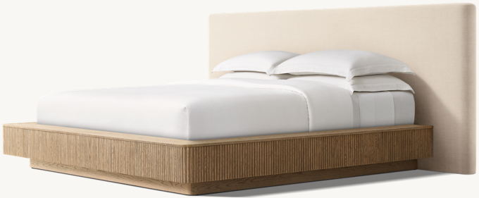Mulholland Extended Fabric Panel Bed