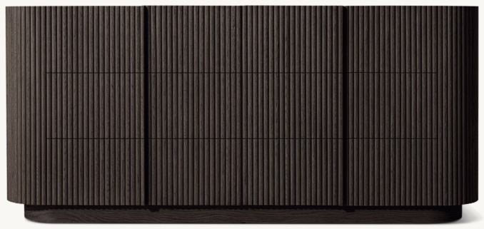 Front view of Mulholland Double Vanity Base 