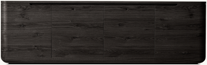 Front view of Bora 4-Door Media Console 