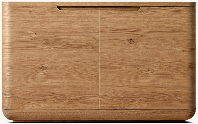 Front view of Bora Double-Door Sideboard 