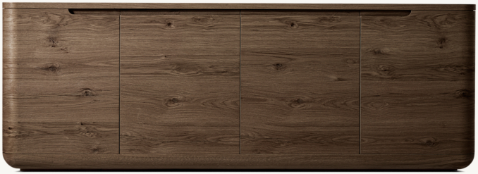 Front view of Bora 4-Door Sideboard 