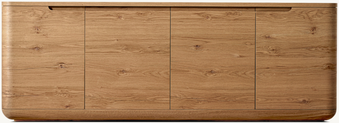 Front view of Bora 4-Door Sideboard 