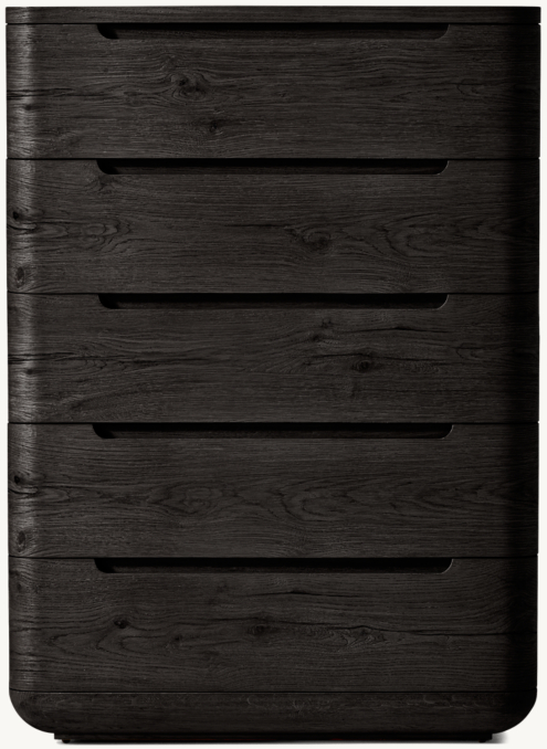 Front view of Bora 5-Drawer Narrow Dresser  