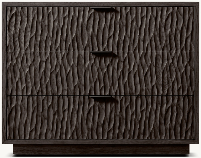 32" nightstand shown in Black Oak.