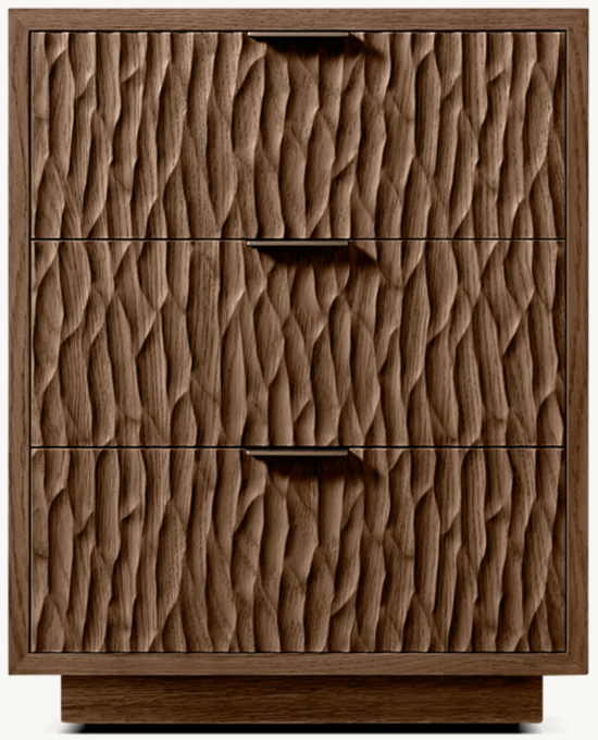 Front view of Melbourne Closed Nightstand  