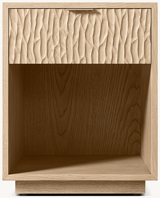 20&#34; nightstand shown in Greige Oak.