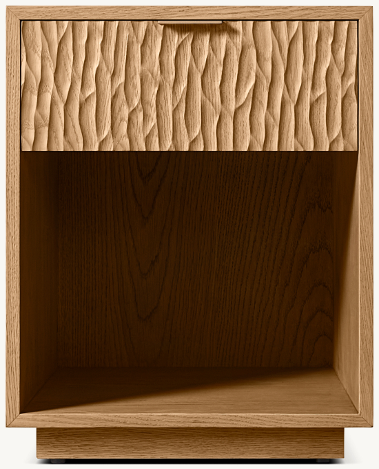 20&#34; nightstand shown in Natural Oak.