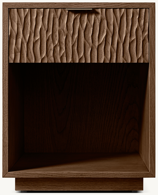 20" nightstand shown in Brown Oak.