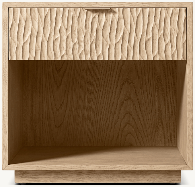 26&#34; nightstand shown in Greige Oak.