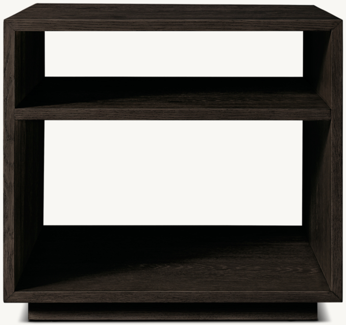 Front view of Montecito Open Square Side Table 