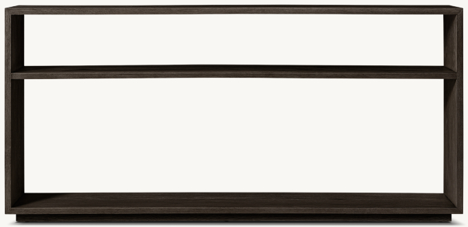 Vue de Face - Montecito - Console - Chêne Noir