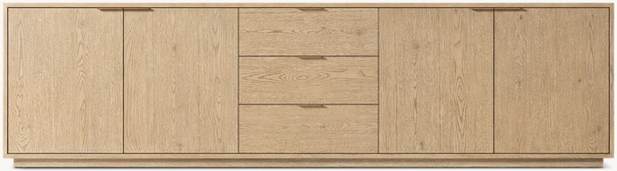 Shown in Greige Oak.