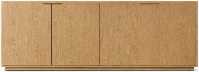 Front view of Montecito 4-Door Sideboard