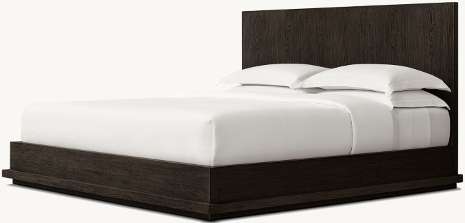 Three Quarter view of Montecito Panel Bed 