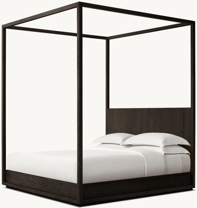 Three Quarter view of Montecito Canopy Bed 