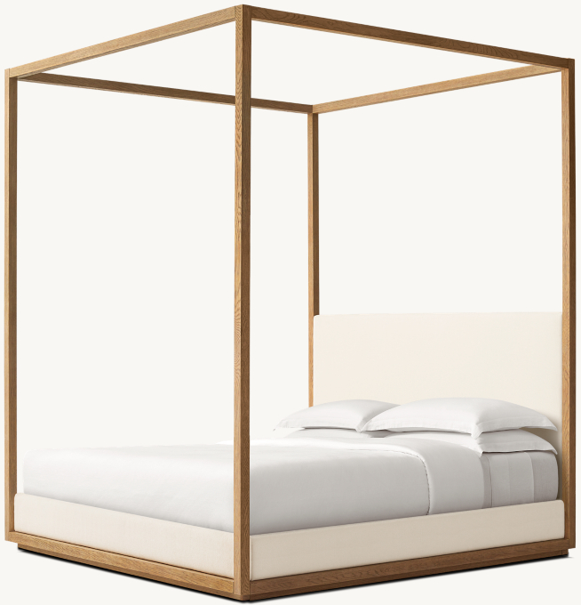 Montecito Fabric Canopy Bed