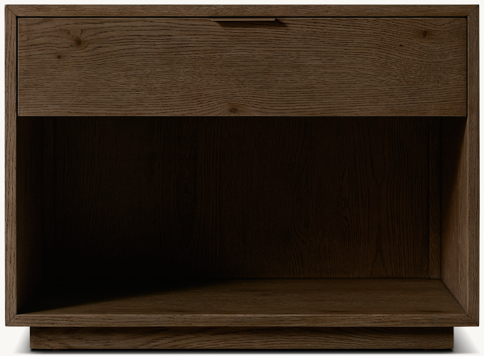 30" nightstand shown in Brown Oak.