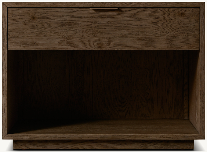 30" nightstand shown in Brown Oak.