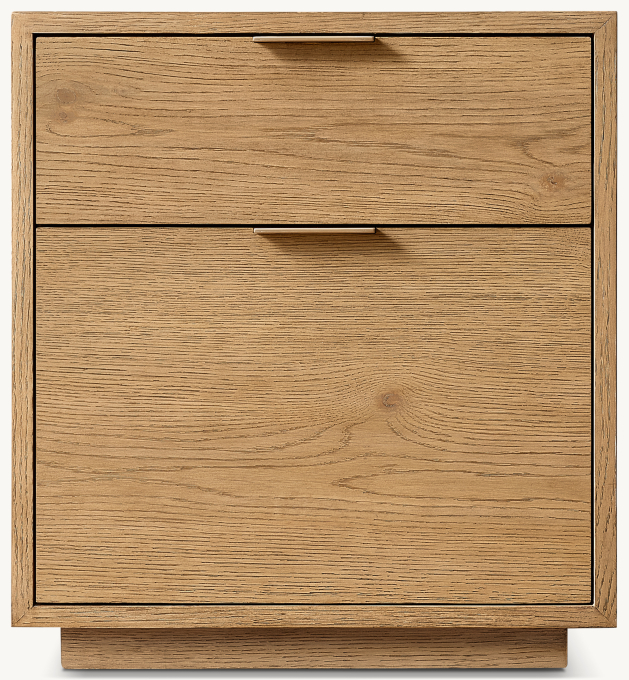 20&#34; nightstand shown in Natural Oak.