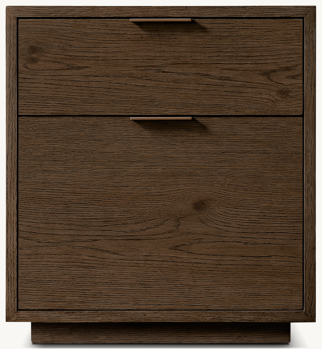 51cm nightstand shown in Brown Oak.