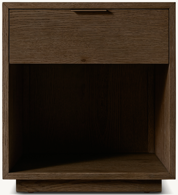 20&#34; nightstand shown in Brown Oak.