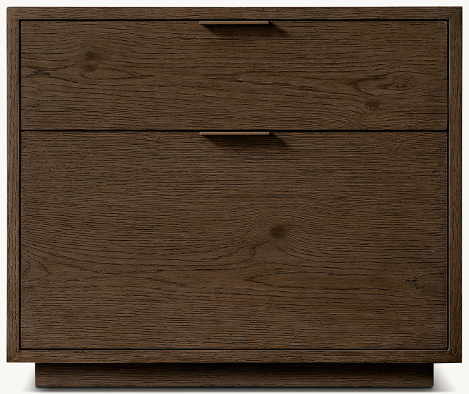 66cm nightstand shown in Brown Oak.