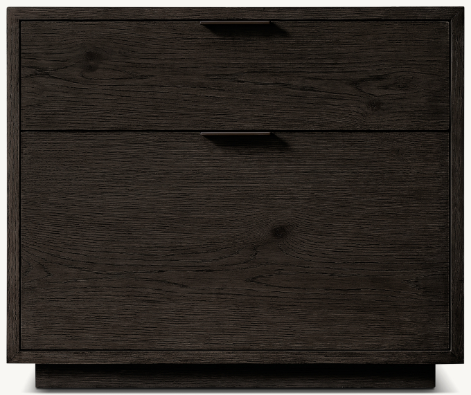 66cm nightstand shown in Black Oak.